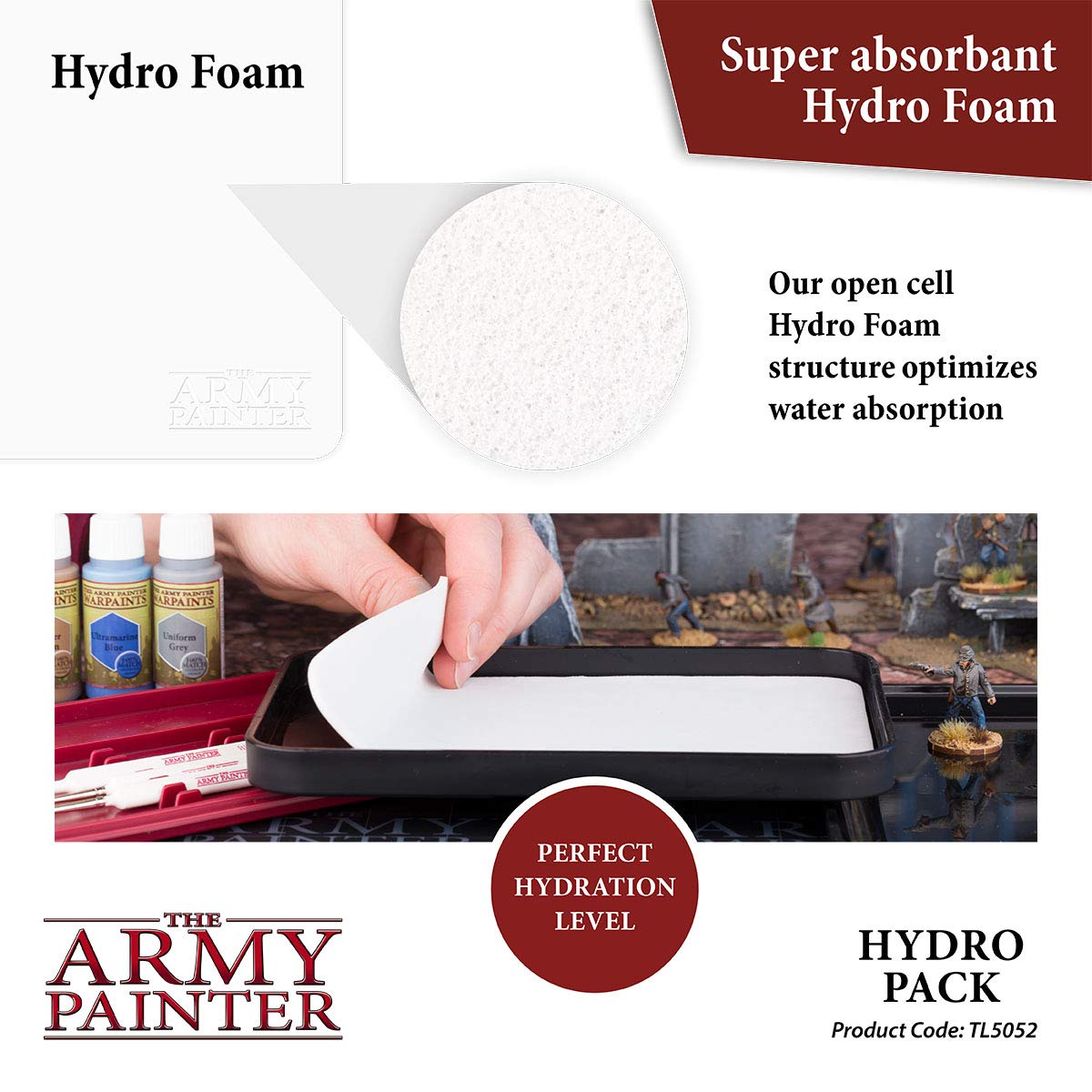 THE ARMY PAINTER — Recharge Wet Palette 50 lingettes + 2 éponges – Image 3