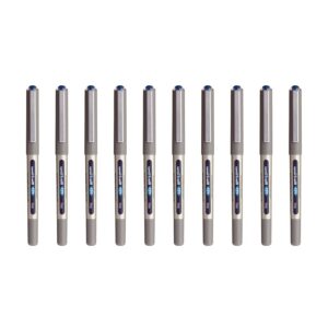UNI-BALL - Uni Mitsubishi Pencil - 12 Stylos Uni-Ball Eye Fine UB-157 - Stylo Roller Encre Liquide Bleue - Pointe 0,7 mm - Écriture Medium