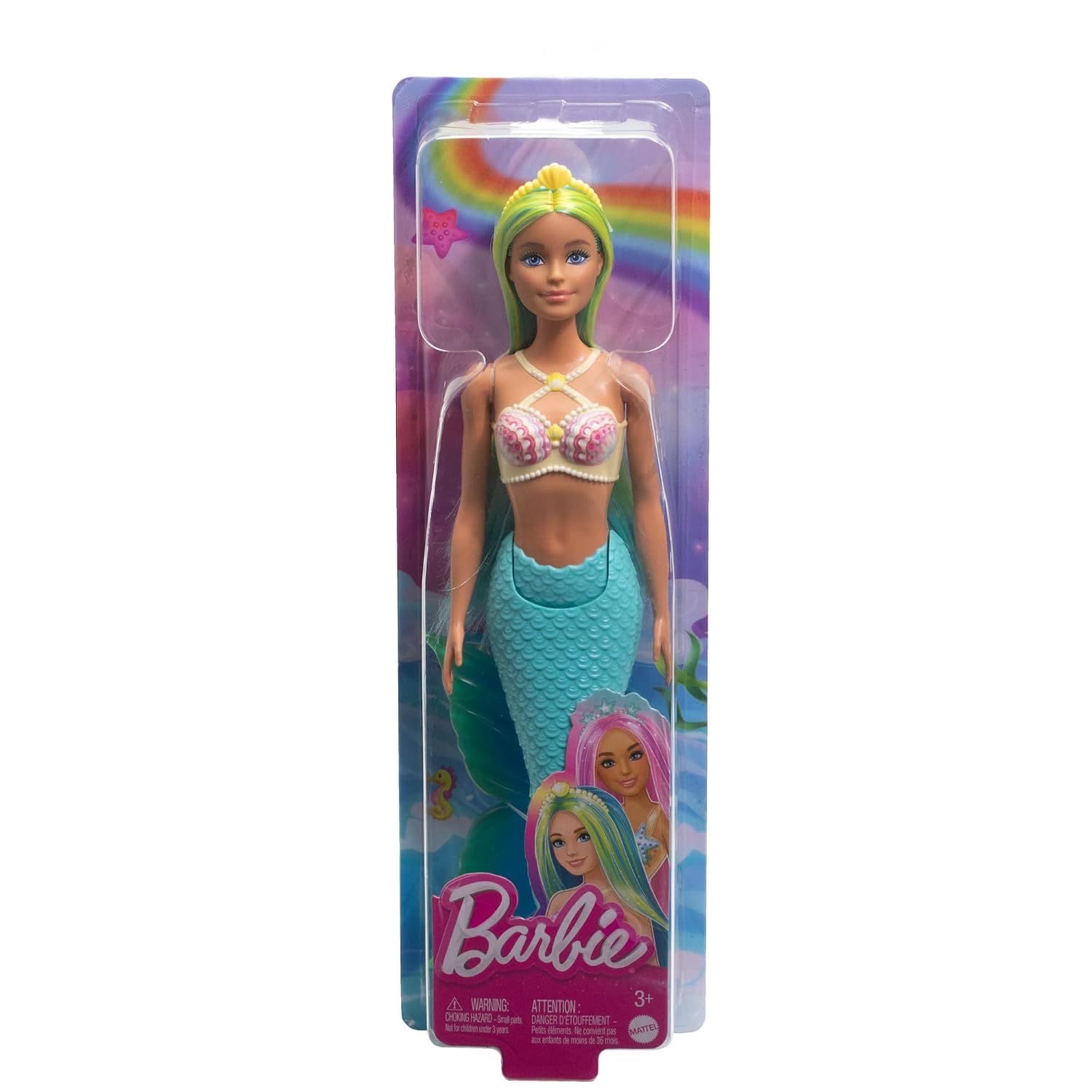 BARBIE — Poupée Sirène aux Cheveux Fantaisie – Image 5