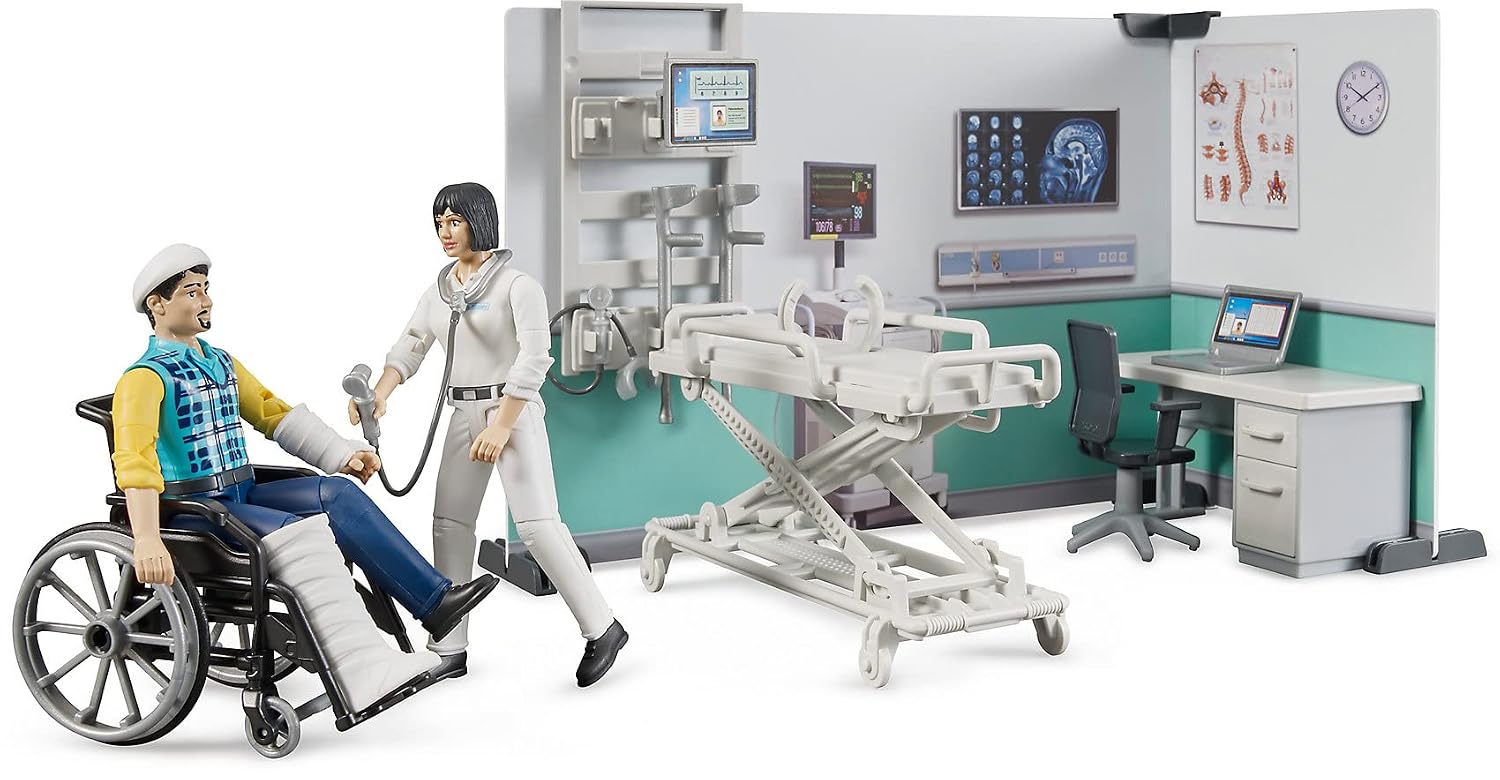 BRUDER bworld — Infirmerie avec médecin et patient – Image 2