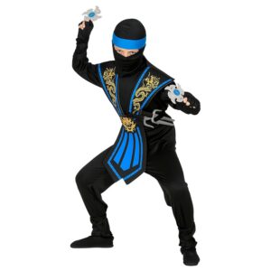 Alternative view of WIDMANN — Costume Ninja Bleu 140 cm 8-10 ans