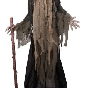 Grande Faucheuse Animée (Animation Son Et Lumière) Taille 158 Cm -