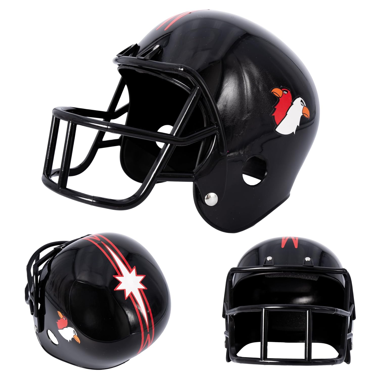 P'TIT CLOWN — Casque de footballeur américain noir – Image 3