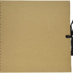Artemio 11010014 Album à Spirales pour Scrapbooking en Kraft, Beige, 30 cm x 30 cm