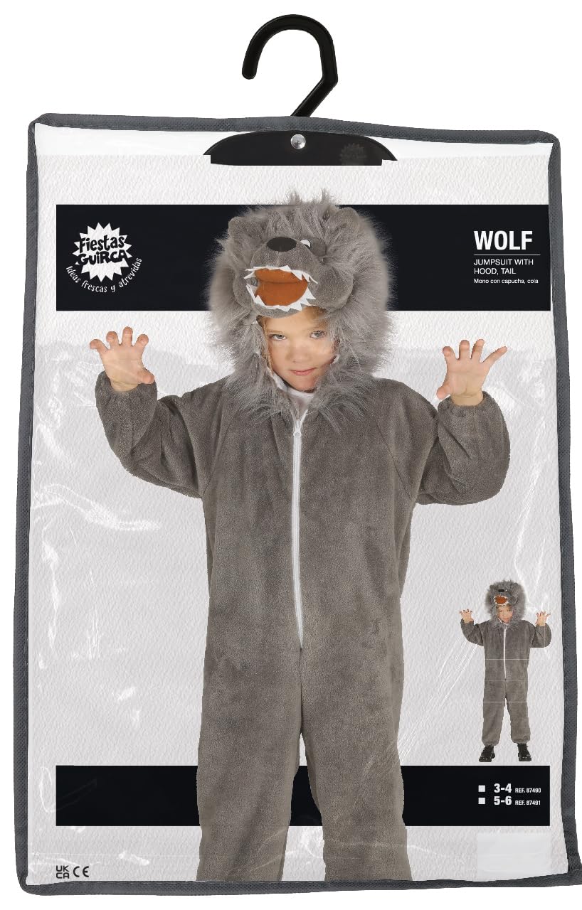 LOUP SAUVAGE — Déguisement Enfant 5-6 ans – Image 3