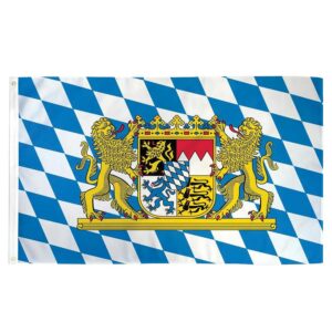 P'TIT CLOWN - 23844 - Drapeau bavarois - Décoration Oktoberfest, Fête de la Bière - 90x150cm