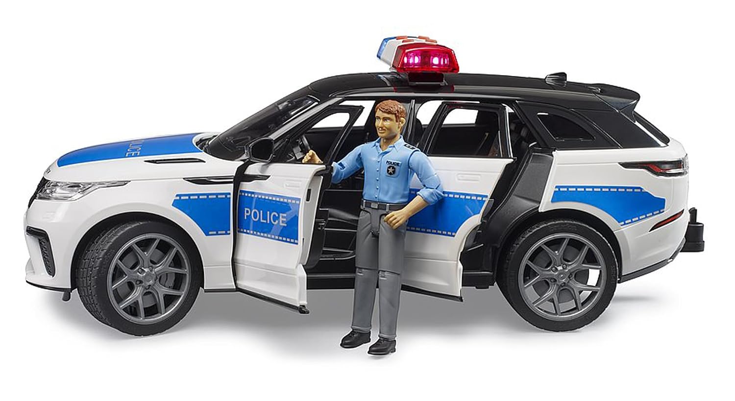 BRUDER Range Rover Velar — Véhicule de police avec policier – Image 2