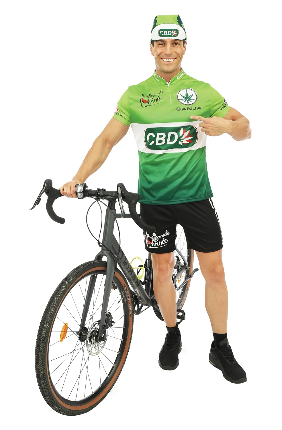 P'TIT CLOWN — Déguisement de Cycliste Adulte L-XL – Image 3