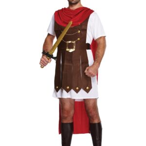 Mens Adult Roman General Gladiator Spartan Fighter Fancy Dress Costume Outfit U36403 by Fancy Pants Party Store