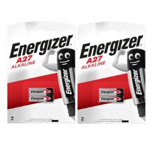 LOT DE 4 PILES ENERGIZER A27 - 2 BLISTER A 2 PILES - ALCALINE 12V