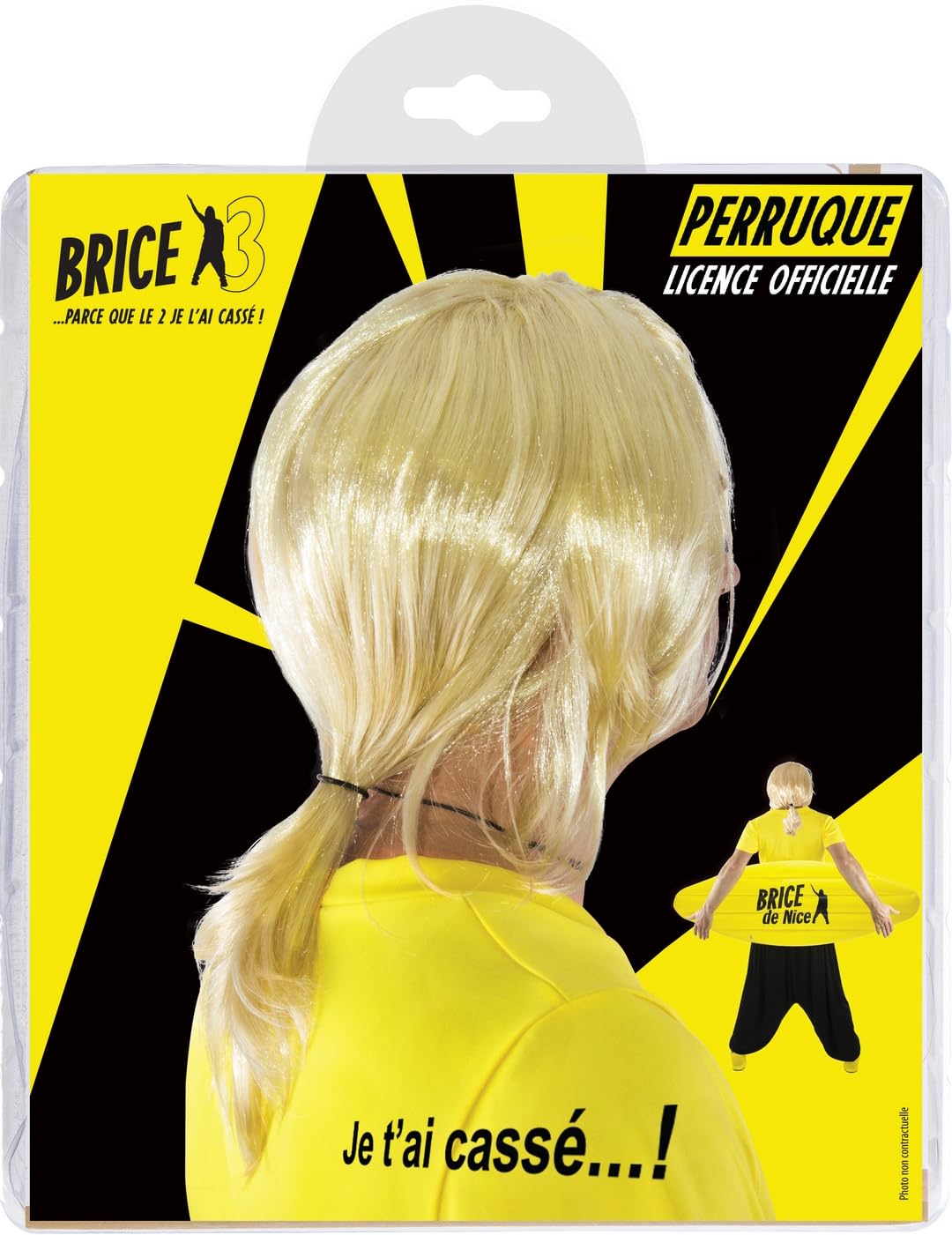 P'TIT CLOWN — Perruque Brice de Nice Taille Unique Blond – Image 4