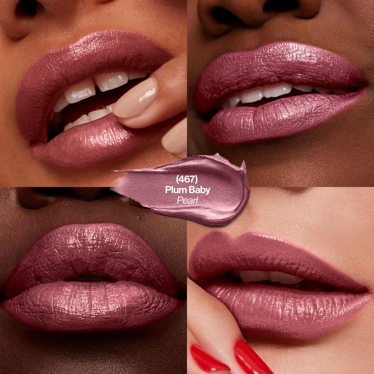 REVLON Super Lustrous — Rouge à lèvres Pearl 467 Plum Baby – Image 3