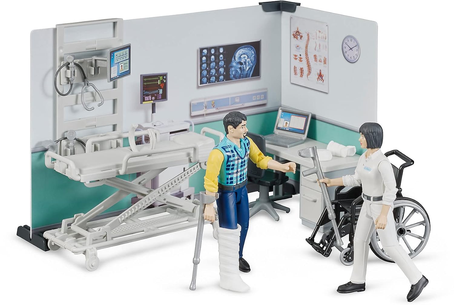 BRUDER bworld — Infirmerie avec médecin et patient – Image 5