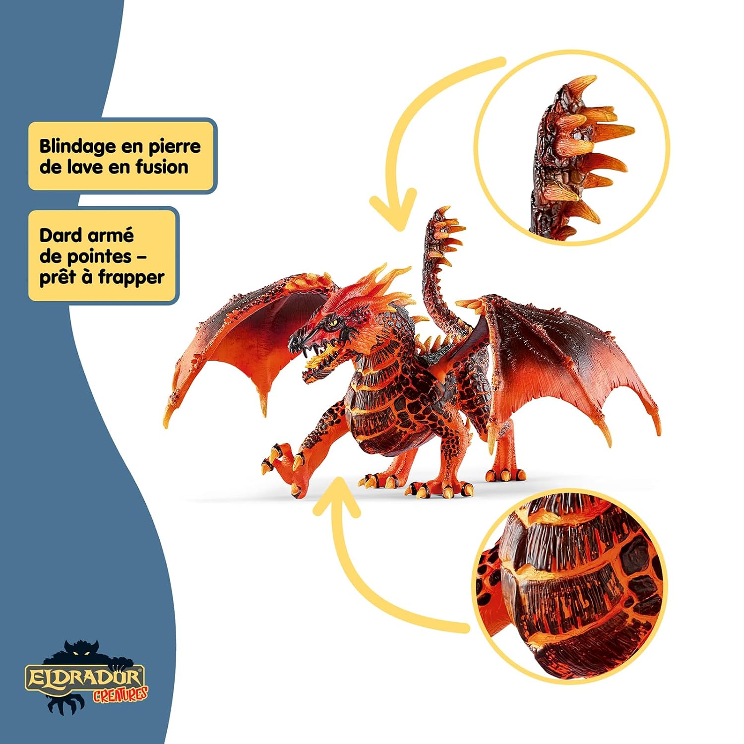 SCHLEICH ELDRADOR Creatures — Figurine Dragon de Lave – Image 3