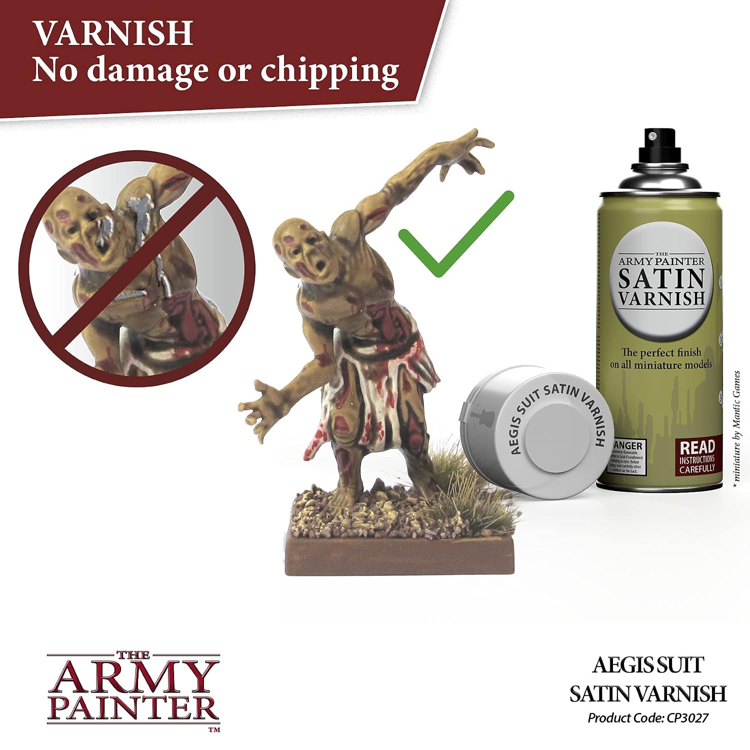THE ARMY PAINTER Colour Primer Aegis-Suit — Vernis satiné 400 ml – Image 2
