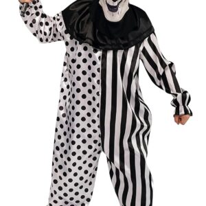 P'tit Clown Costume arlequin horreur - adulte - L/XL