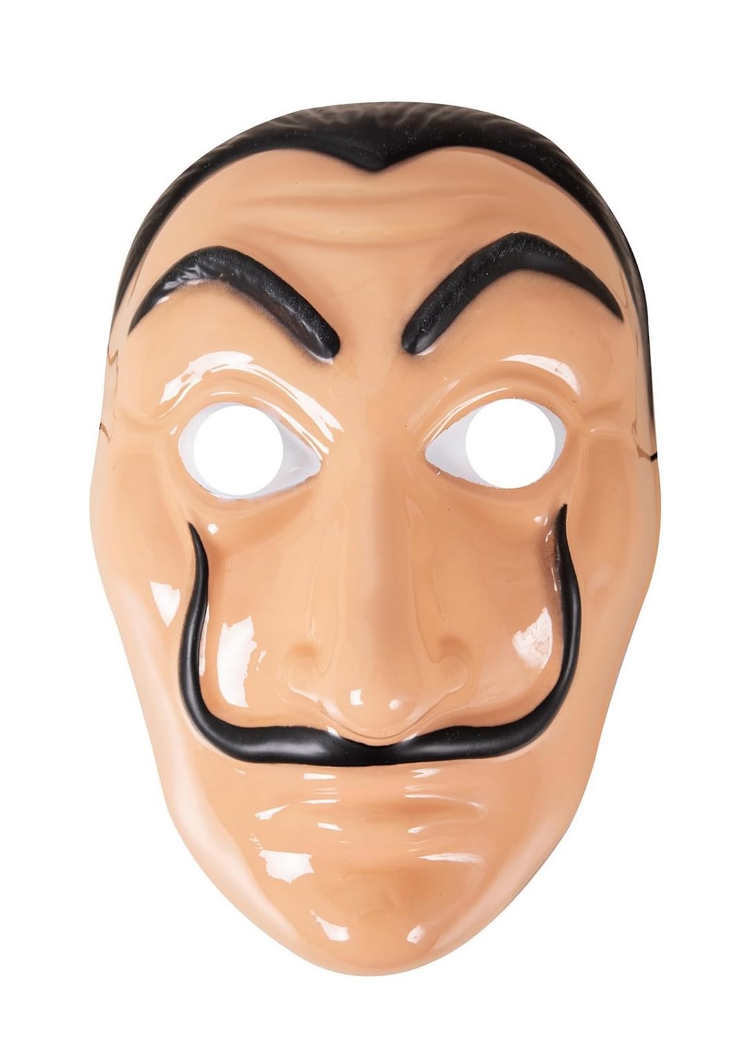 P'TIT CLOWN - 18041 - Masque Braqueur - Adulte - Unisexe - Parfait pour Compléter Déguisement Carnaval, Halloween, Cosplay, Fête Costumée - Plastique