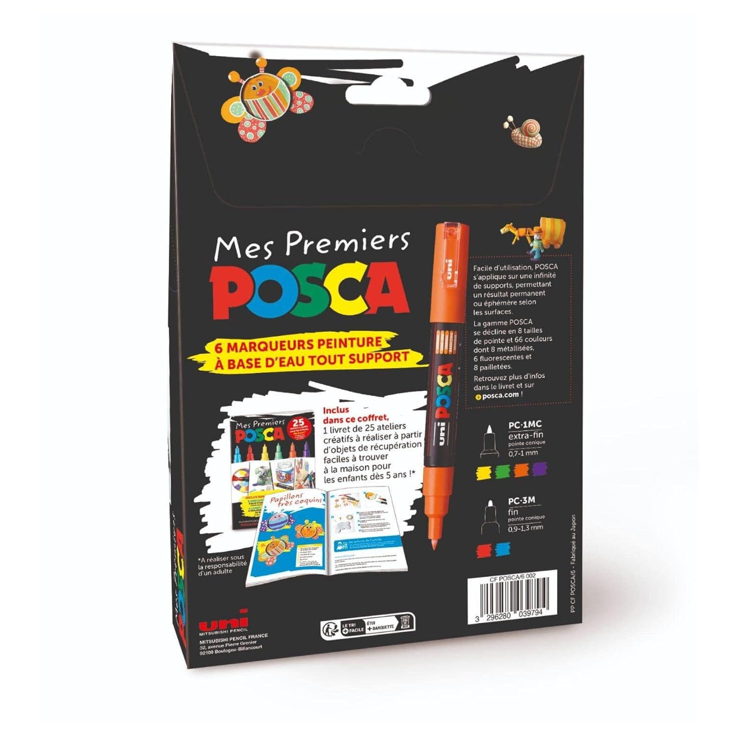 POSCA — Coffret Mes Premiers 6 Marqueurs Peinture – Image 2