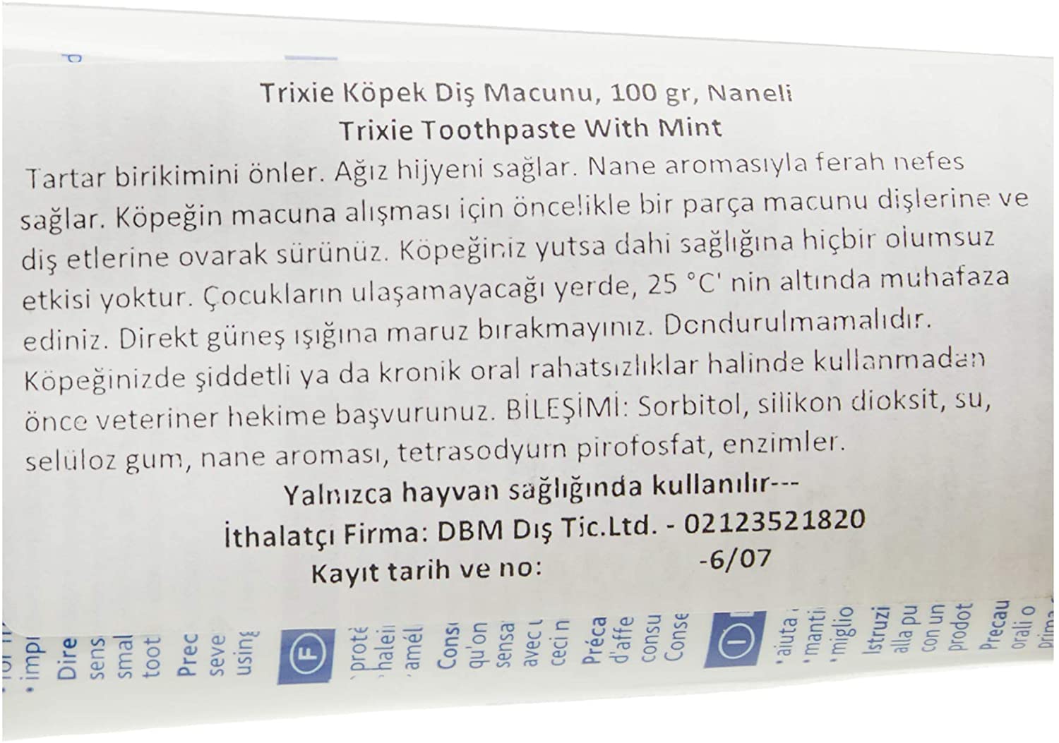 TRIXIE Dentifrice à la Menthe - 100 g – Image 5