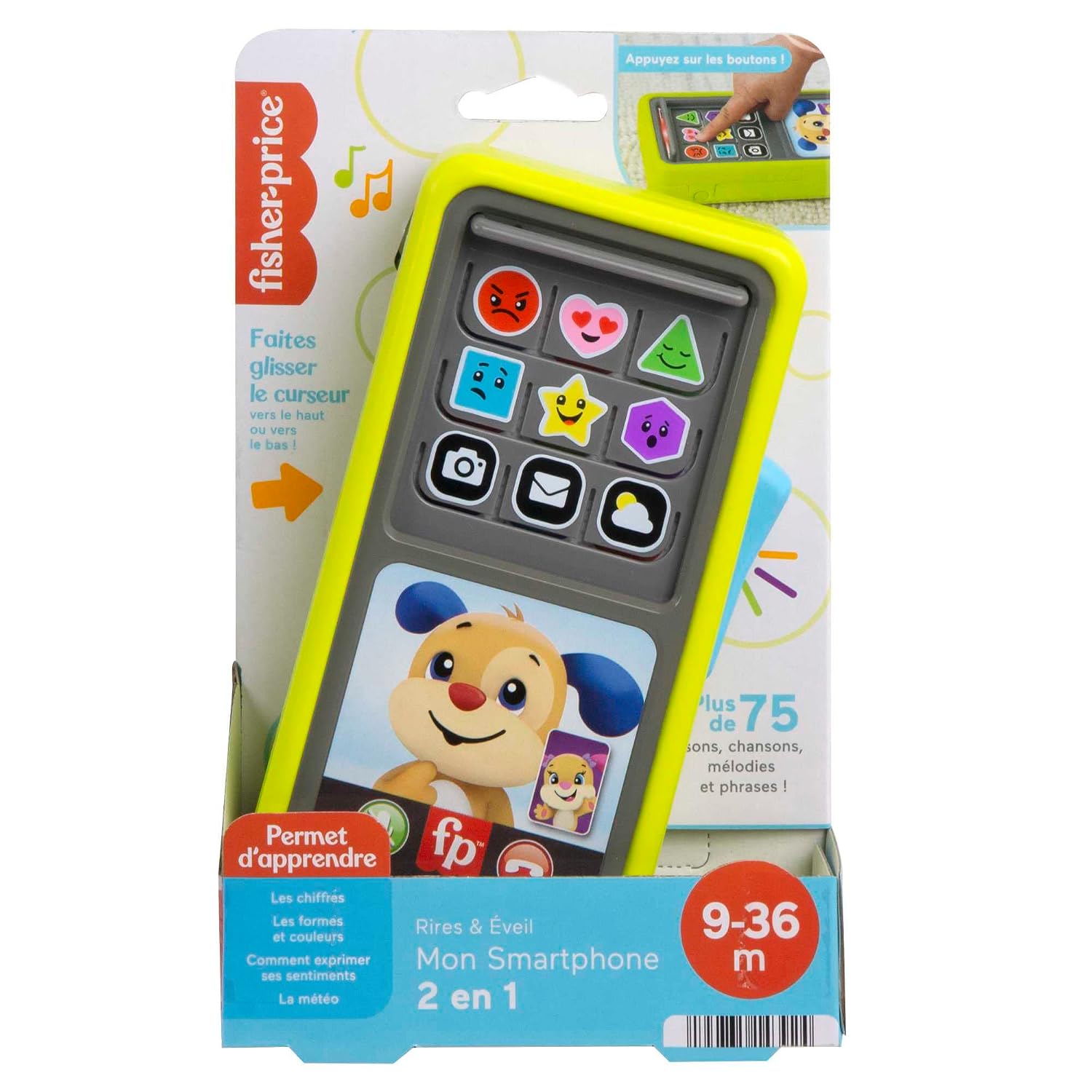 FISHER-PRICE — Smartphone d’Apprentissage 2 en 1 musical – Image 6