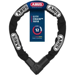 ABUS Antivol à chaîne CityChain 1010 - Antivol vélo en Acier trempé - Niveau de sécurité 12