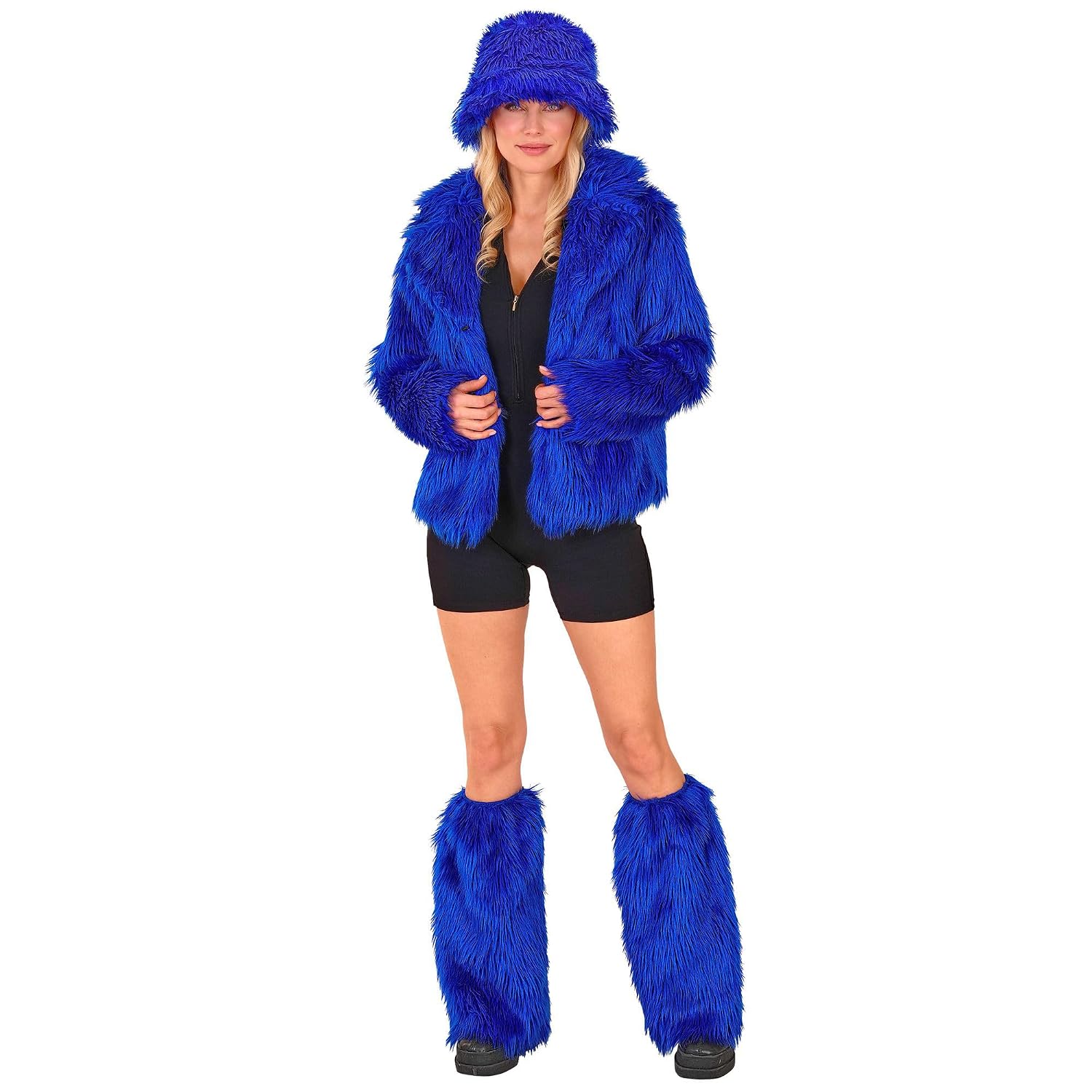 W WIDMANN MILANO — Jambières en Peluche Bleu Roi Adulte – Image 2