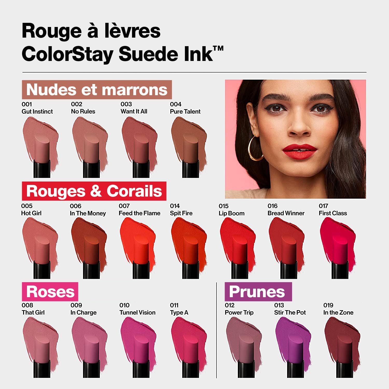 REVLON ColorStay Suede Ink — Rouge à lèvres mat 016 Bread Winner – Image 4