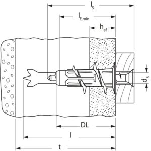 Alternative view of FISCHER DuoBlade — Cheville autoforeuse x40