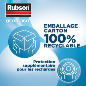 Alternative view of RUBSON AERO 360° — Recharges absorbeur d'humidité 4 x 450 g