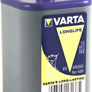 Varta - 4 r 25 x 7500mAh varta (430) 6V batterie blo lot 6 électronique