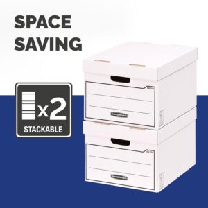 Alternative view of FELLOWES Bankers Box — Boîtes de rangement empilables x10