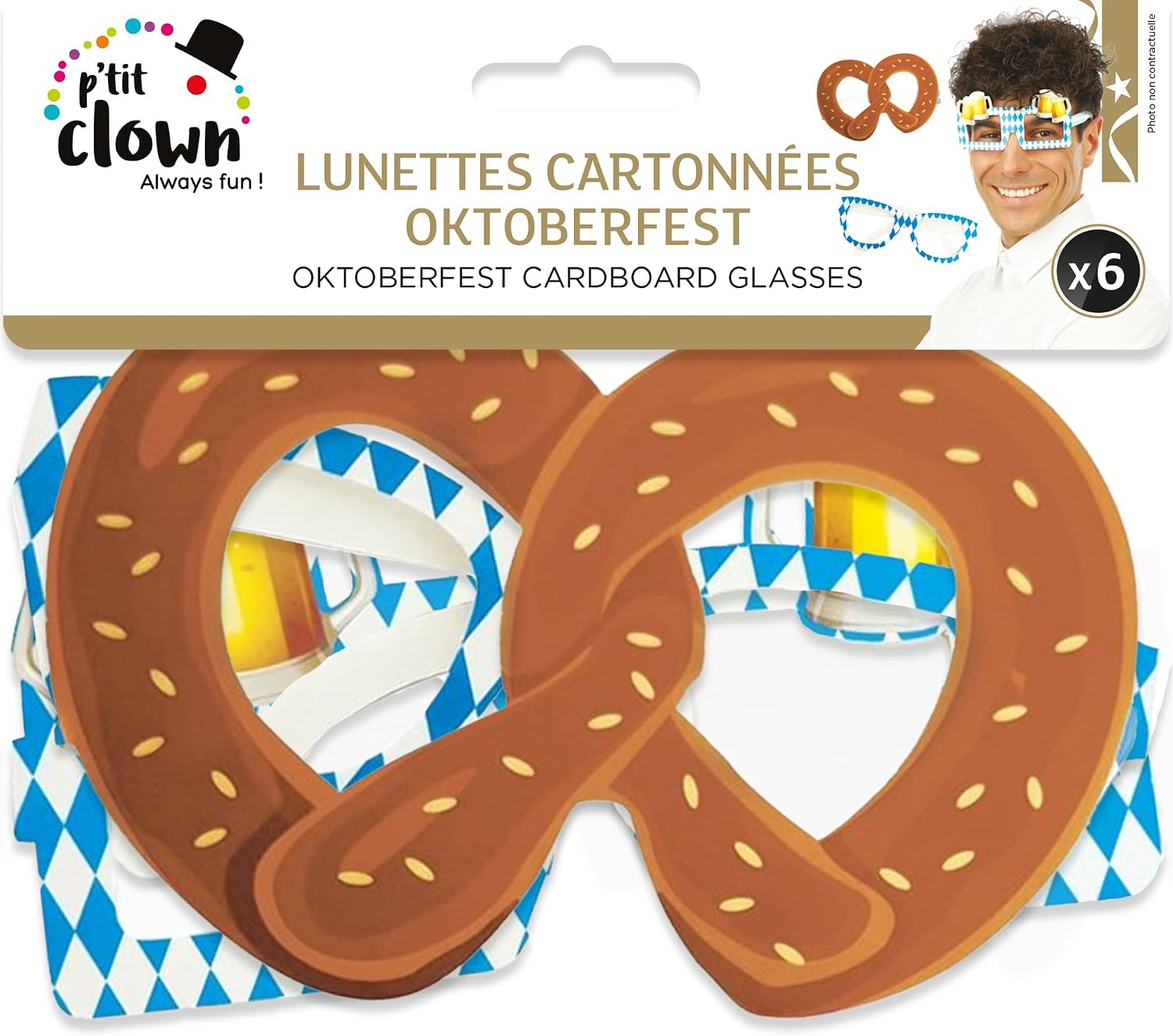 P'TIT CLOWN — Lunettes cartonnées Oktoberfest x6 – Image 6