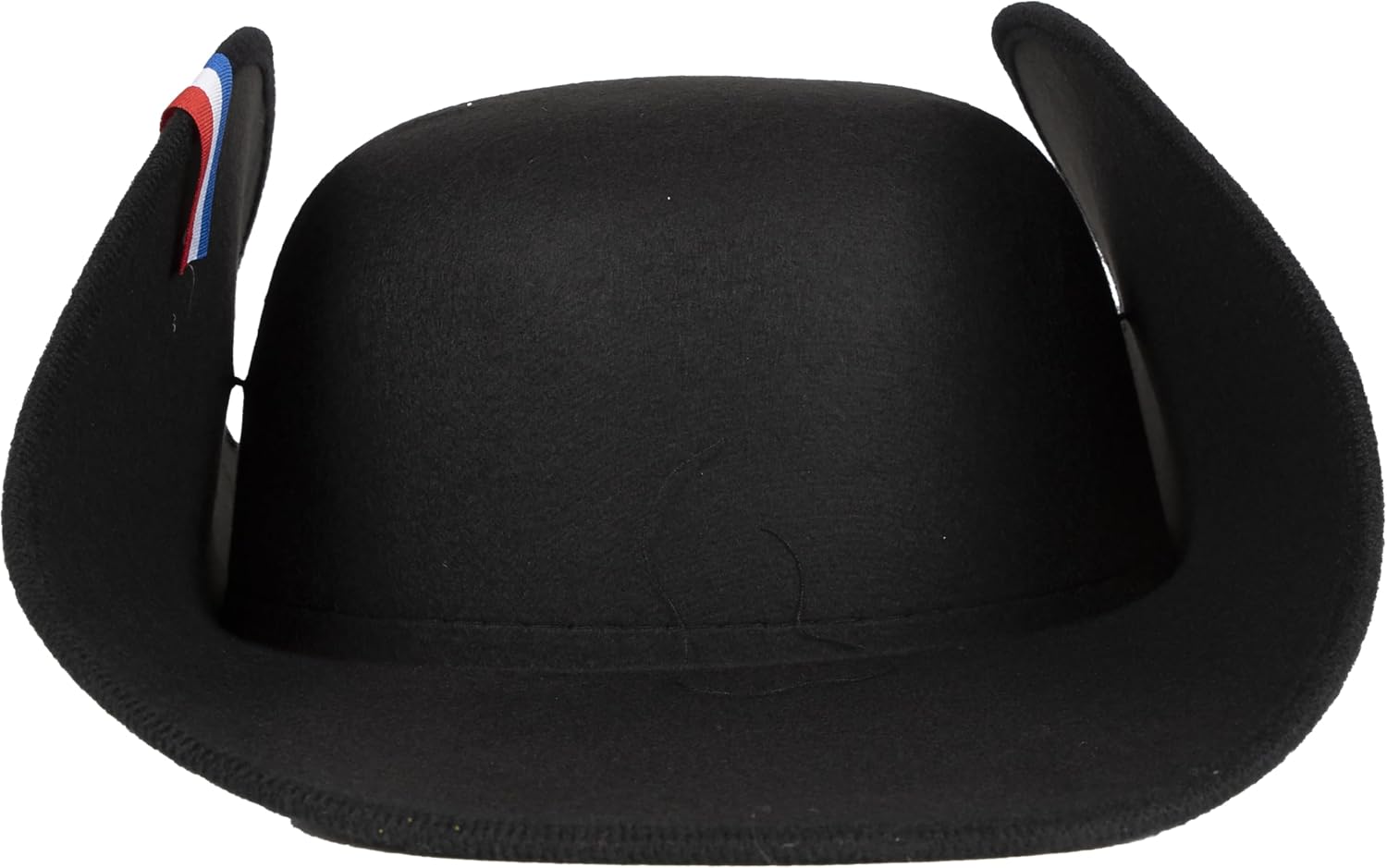P'TIT CLOWN — Chapeau Napoléon imitation laine adulte noir – Image 4