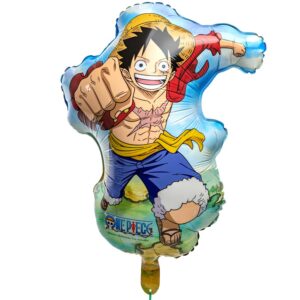 BALLON ALUMINIUM MONKEY LUFFY 34.6X45CM