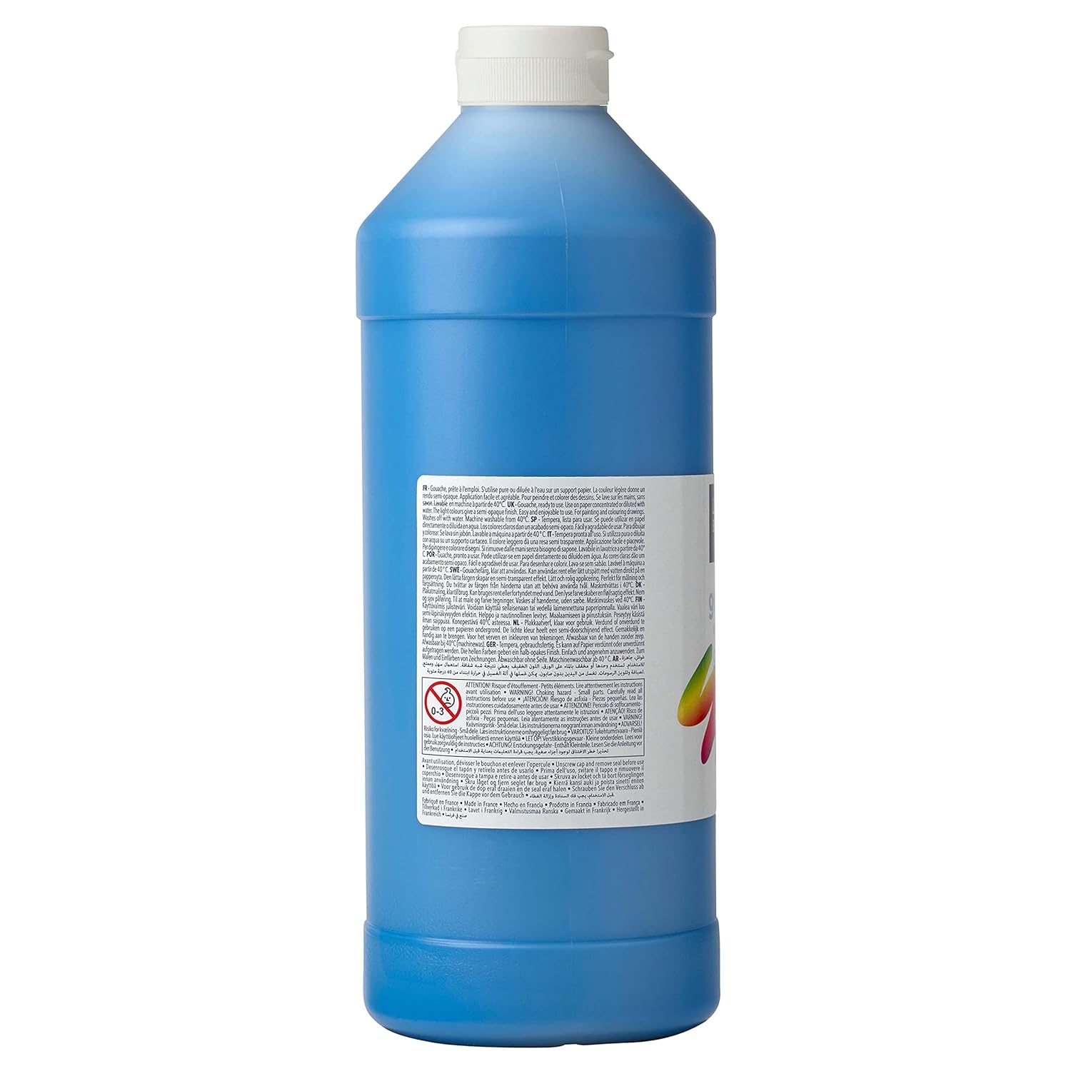 LEFRANC BOURGEOIS Essentiel — Gouache liquide 1L bleu primaire – Image 2