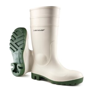 DUNLOP Protective Footwear 171BV Protomastor Full Safety, Blanc/Vert, Taille 45 EU