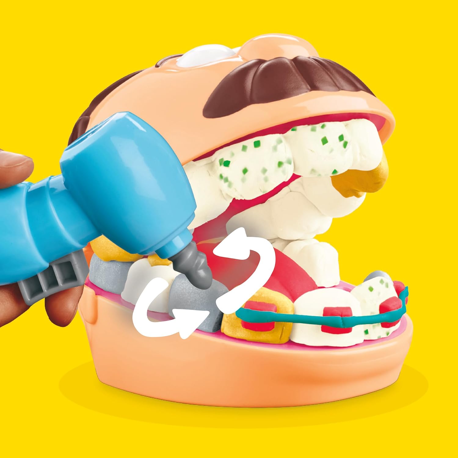 PLAY-DOH — Kit de Dentiste avec 8 Pots de Pâte à Modeler – Image 7