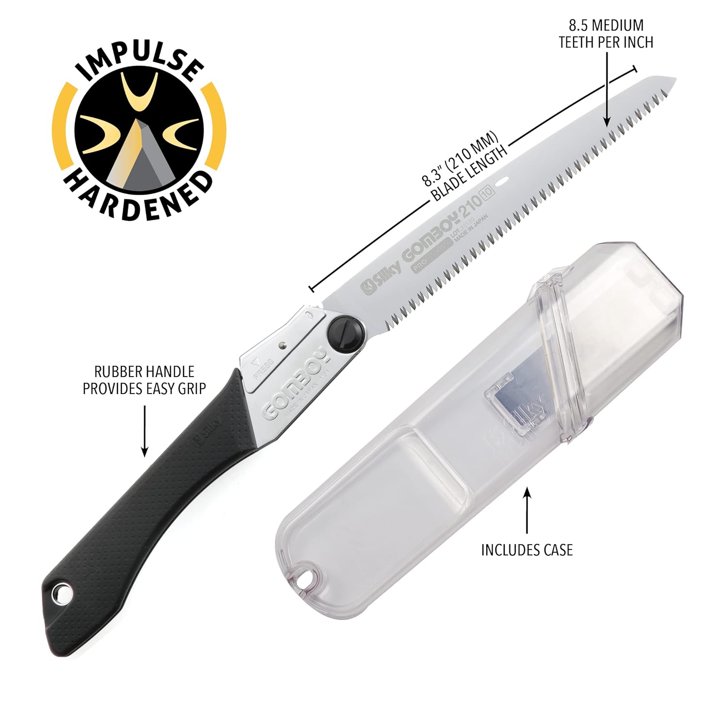 SILKY GOMBOY 210 — Scie pliante denture moyenne – Image 3