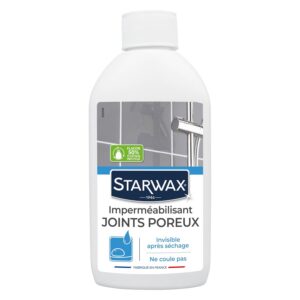 STARWAX Imperméabilisant pour Joints - 200ml - Idéal pour imperméabiliser les joints - Facilite l'entretien et Retarde l'encrassement - Invisible après Séchage, Blanc