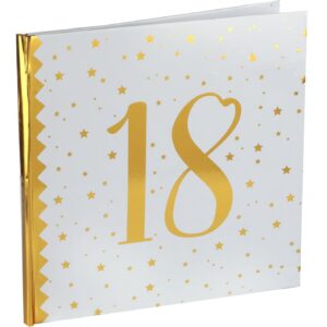 SANTEX 6185-18, Livre d'or Age métallisé 18 Ans