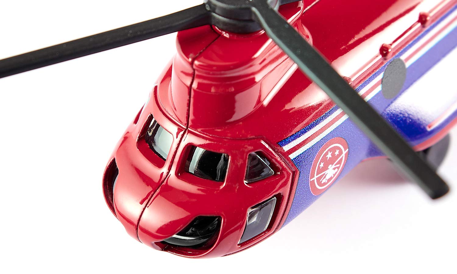 SIKU 1689 — Hélicoptère de Transport Rouge/Bleu – Image 2