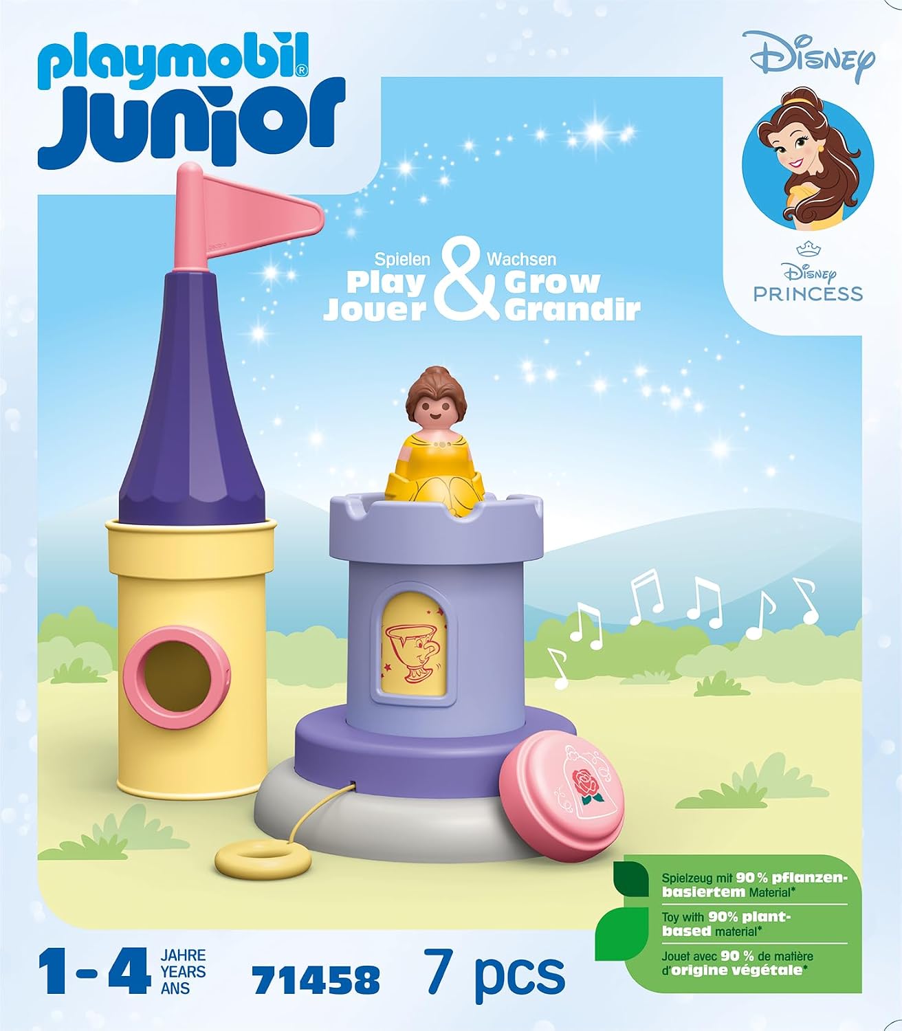 PLAYMOBIL Junior Disney — Tourelle de Belle musicale – Image 4