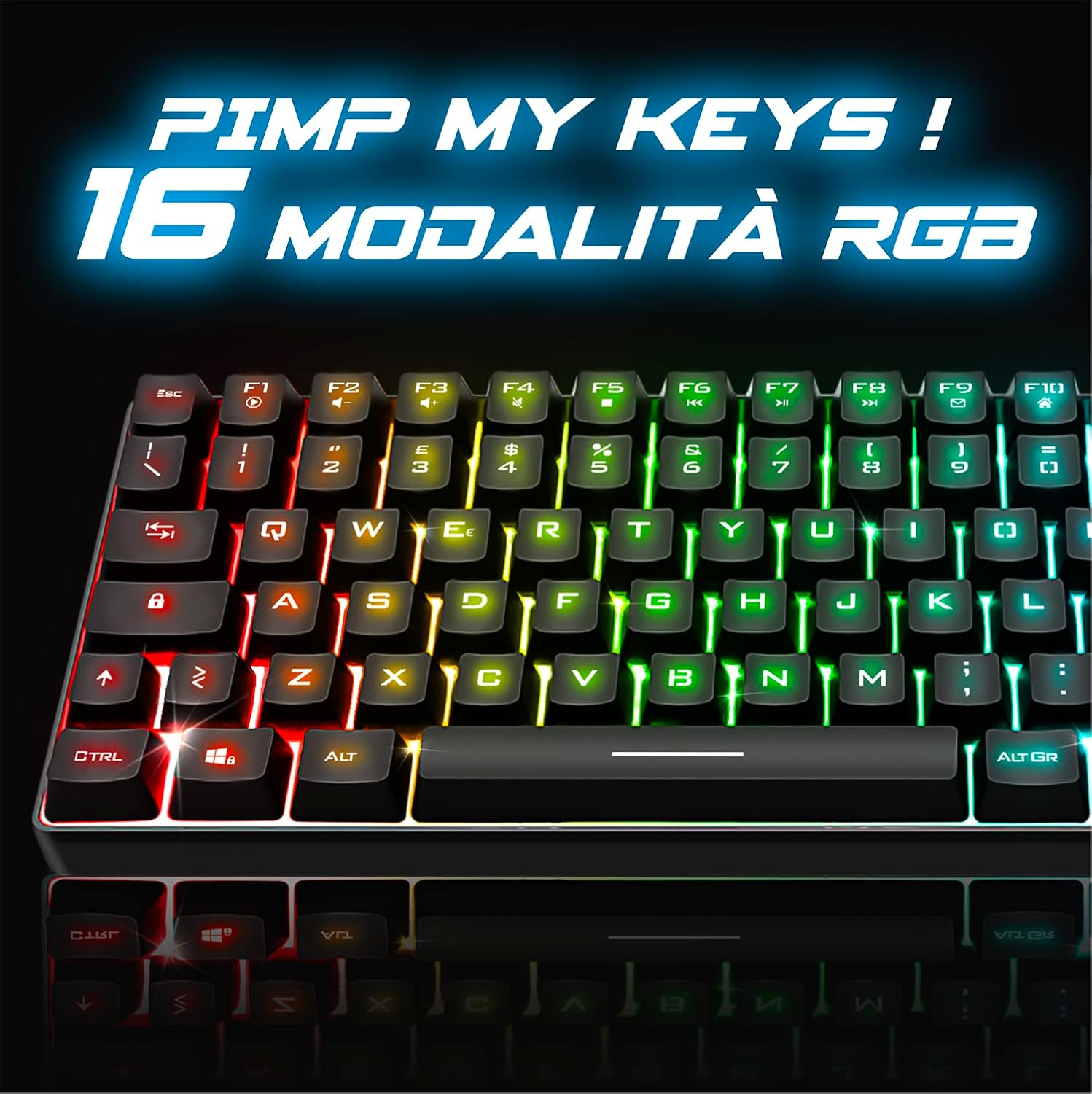 SPIRIT OF GAMER — Clavier Gaming Bluetooth RGB TKL 65% – Image 5