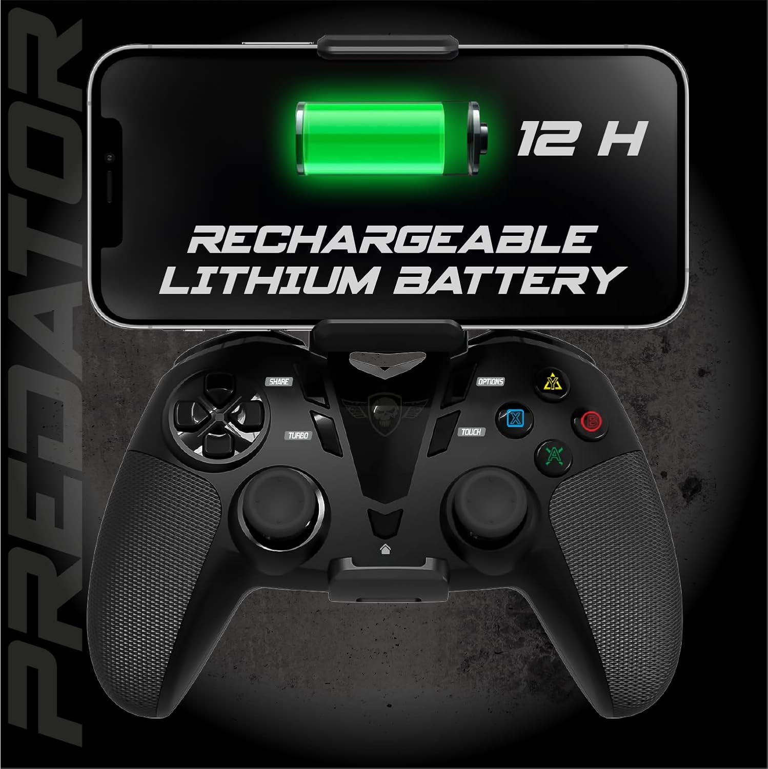 PRÉDATOR — Manette Bluetooth pour Smartphone avec Support – Image 4