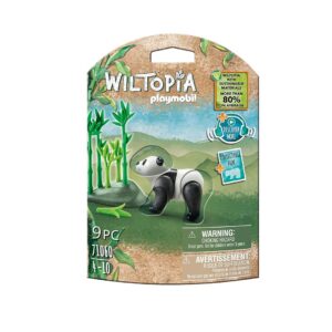 Playmobil 71060 Panda - Wiltopia - Carte d'animaux à Collectionner - Gamme Wiltopia avec Plus de 80% de matériaux recyclés ou biosourcés en Moyenne - Dès 4 Ans
