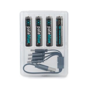 Piles Rechargeables USB-C PALEBLUE AAA LR03 HR03