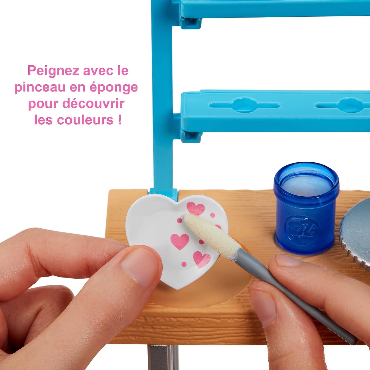 BARBIE Bien-être — Coffret Atelier d'art avec poupée – Image 3