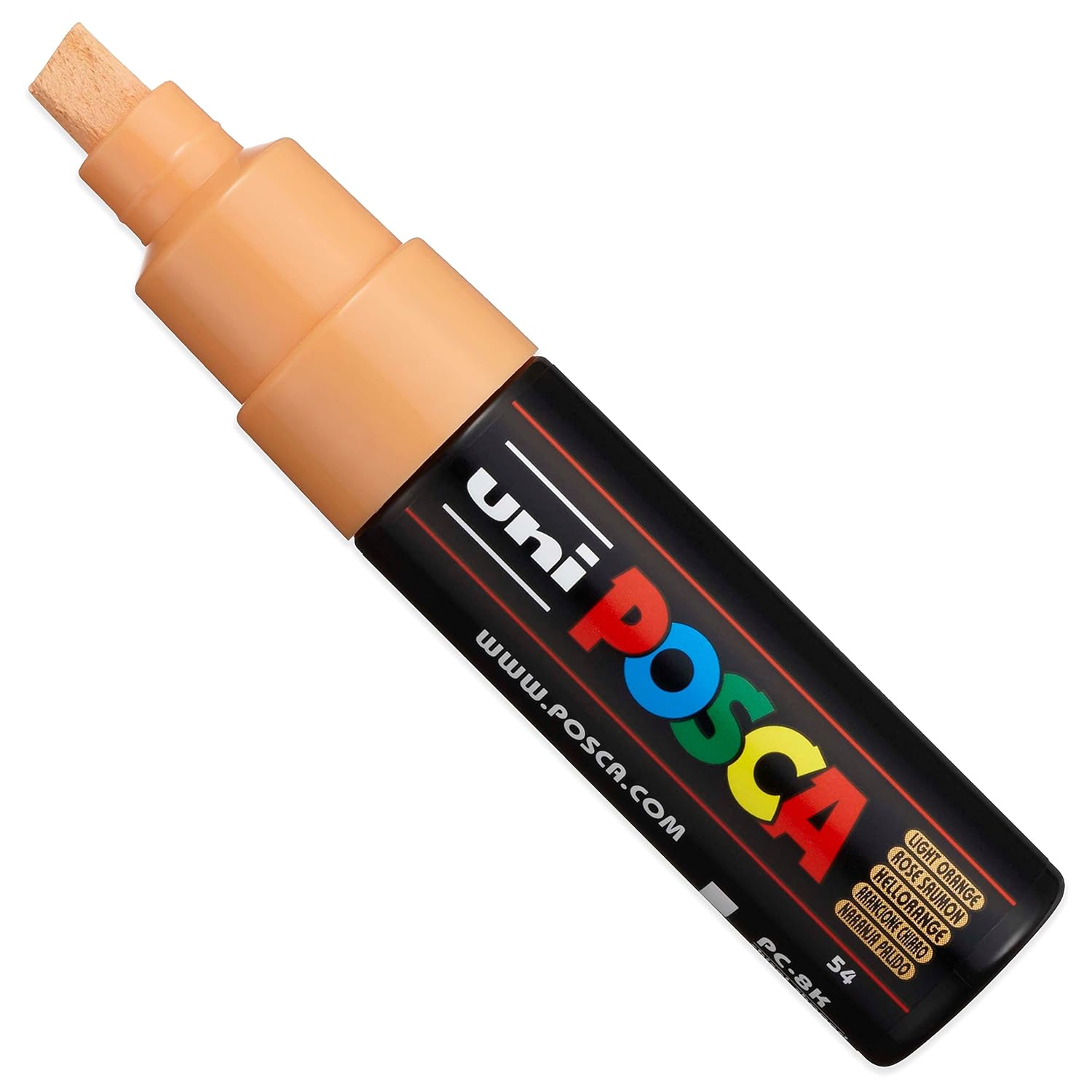 POSCA - PC-8K - Marqueurs peinture - Pointe biseautée 8 mm - Tons neutres chauds - Lot de 4 dans un étui – Image 3