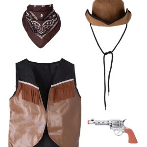 P'tit Clown - 24691 - Set cowboy - enfant - taille unique
