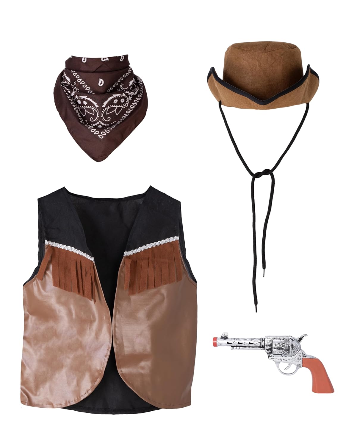 P'tit Clown - 24691 - Set cowboy - enfant - taille unique